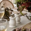 Marble Salt & Pepper Shakers (Set of 2)
