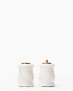 Marble Salt & Pepper Shakers (Set of 2)