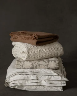 Marinella Oversized Waffle Throw