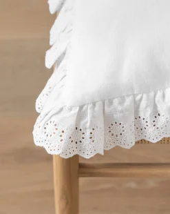 McGee & Co. x Loeffler Randall Delilah Broderie Trim Seat Cushion