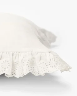 McGee & Co. x Loeffler Randall Delilah Broderie Trim Pillow Cover