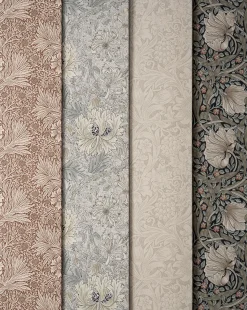 Morris & Co. x McGee & Co. Pimpernel Ink Wallpaper
