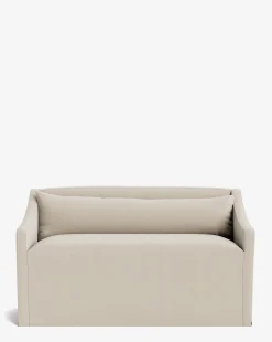 Olivier Slipcover Dining Bench