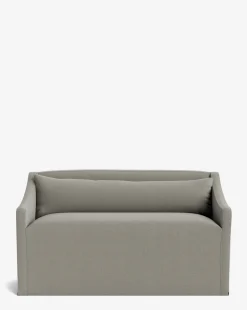 Olivier Slipcover Dining Bench