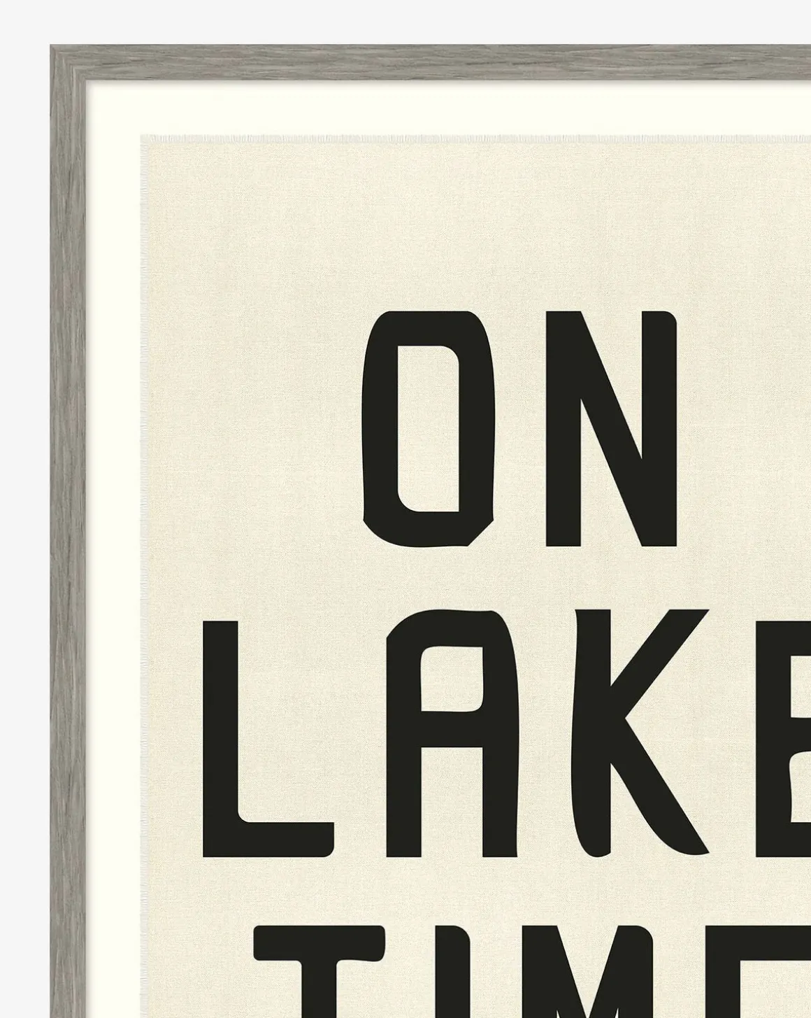 On Lake Time