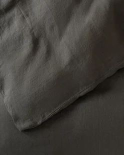 Penelope Gray Linen Duvet Cover