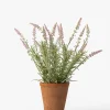 Potted Faux Lavender Topiary