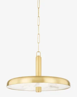 Reynolds Aged Brass Pendant
