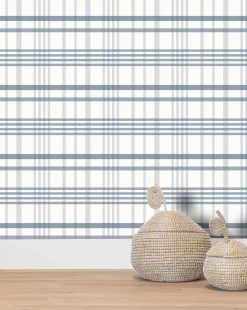 Rigby Plaid Print Wallpaper