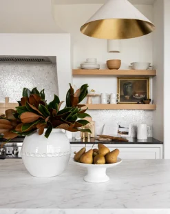Rounded White Vase