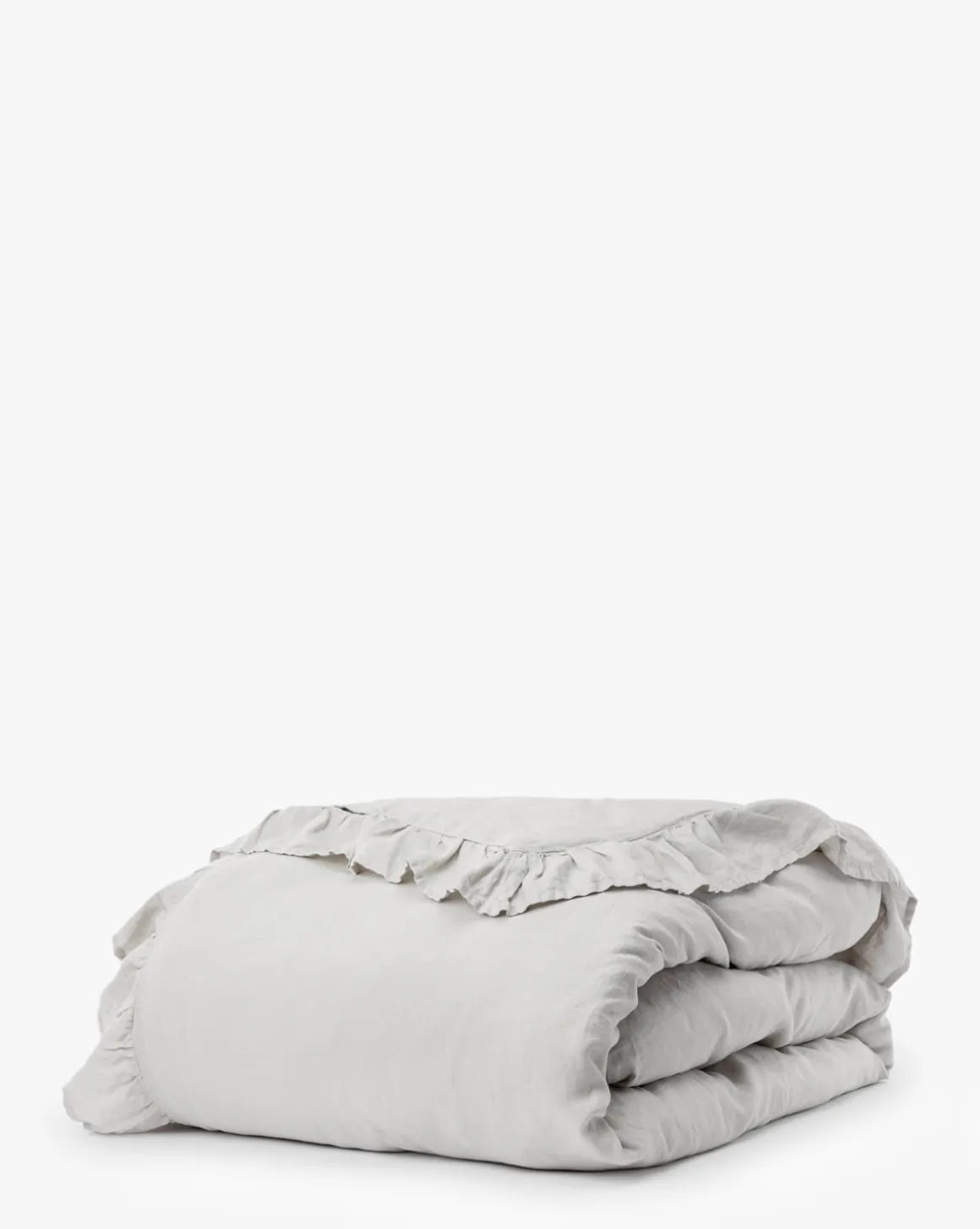 Ruffle Linen Duvet Cover