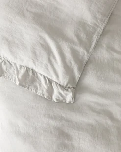 Ruffle Linen Duvet Cover