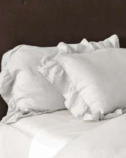 Ruffle Linen Shams (Set of 2)