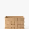 Rupert Leather Bin