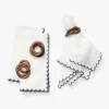 Scallop Border Napkins (Set of 4)