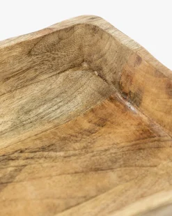 Scalloped Wood Tray