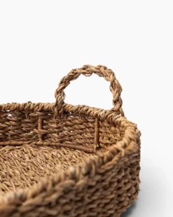 Seagrass Oval Tray