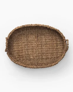 Seagrass Oval Tray