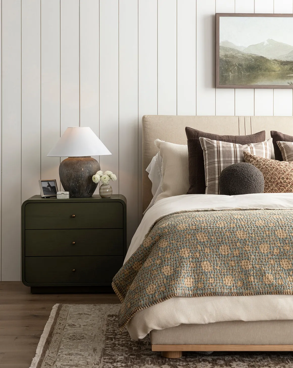 Taylor Pleated Bed (Ready to Ship)