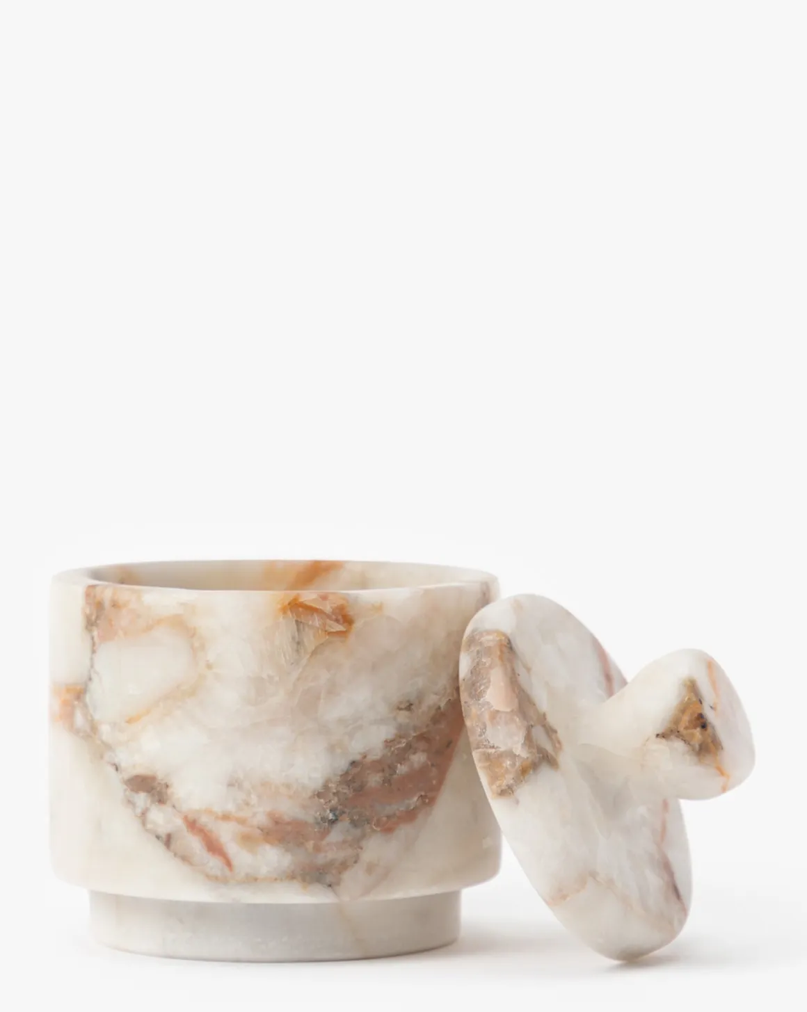 Verona Matte Marble Lidded Jar