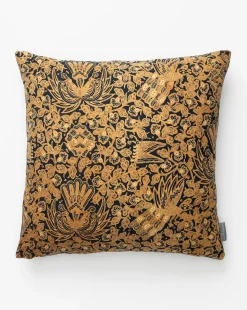 Vintage Gold Patterned Pillow Cover No. 4