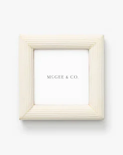 White Ridged Frame
