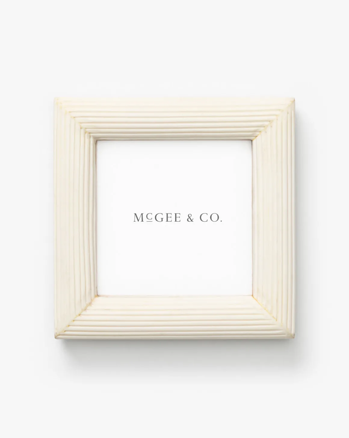 White Ridged Frame