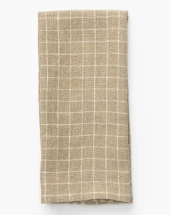 Windowpane Linen Tea Towel