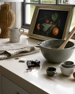Windowpane Linen Tea Towel